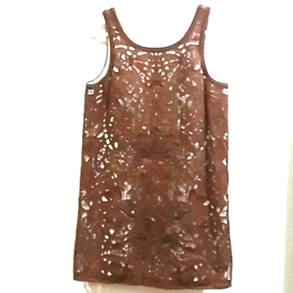 Laundry by Design 100% linen lace design sheath - Picture 5 of 8